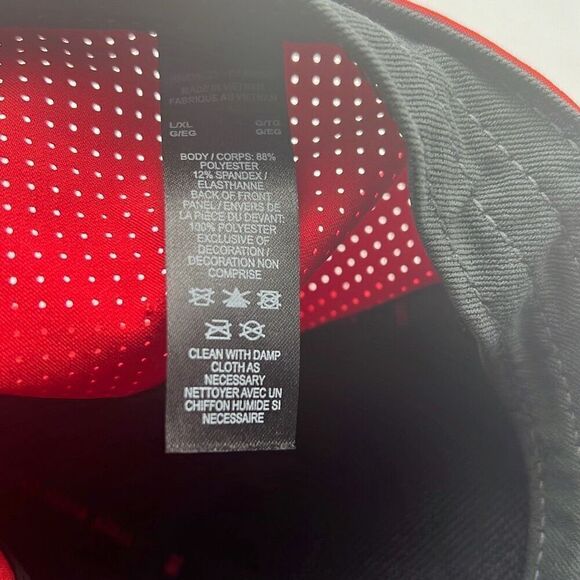 Tiger Woods Hat Nike‎ Dri-Fit TW Legacy 91 Golf Cap L/XL Stretch Fit Red - NWT - Picture 6 of 7